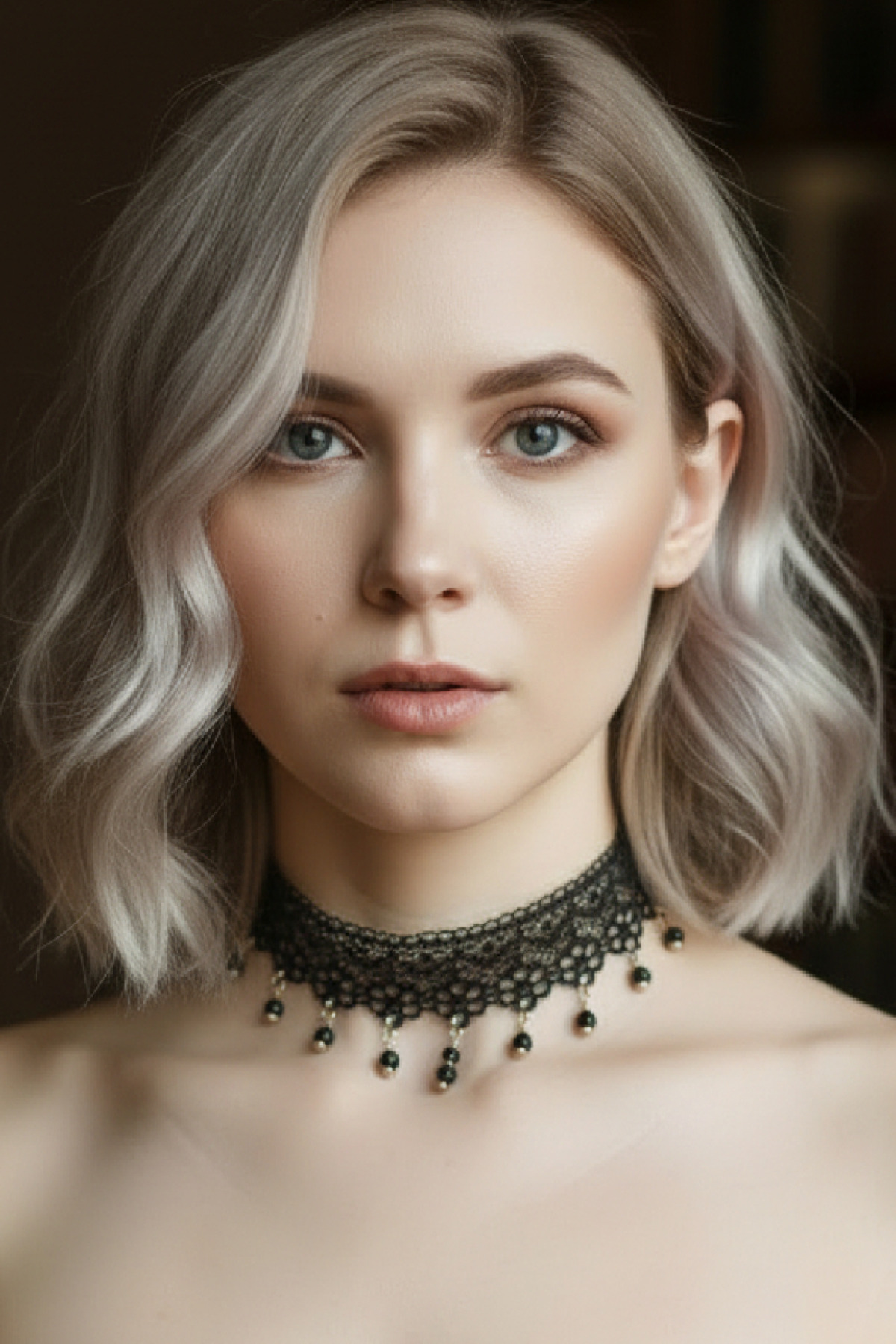 Zet Style “Raven Mourne – Kuzgunun Ağıtı” Siyah Dantel Choker Gotik Kolye - Görsel 4